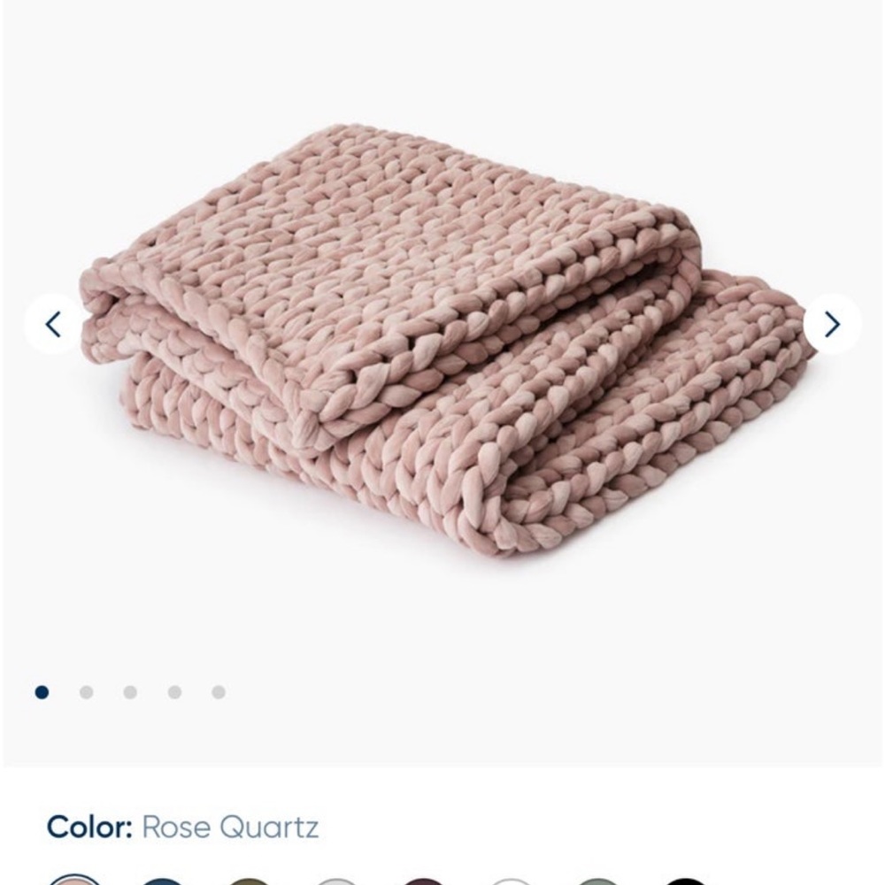 Bearaby 25lb velvet blanket